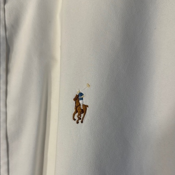 Polo by Ralph Lauren Cream Casual Button Down Shirt - Picture 4 of 6
